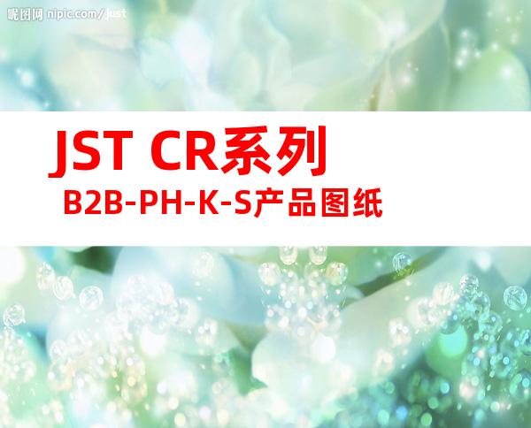 JST CR系列 B2B-PH-K-S产品图纸